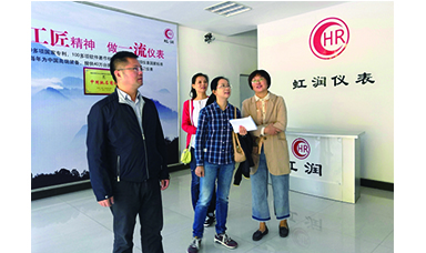 福建省總工會(huì)勞動(dòng)部對(duì)虹潤(rùn)公司陳志揚(yáng)示范性省勞模工作室進(jìn)行考核調(diào)研