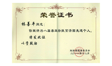 盡心盡力謀發(fā)展 盡職盡責(zé)為和諧--記縣政協(xié)常委、虹潤公司董事長林善平